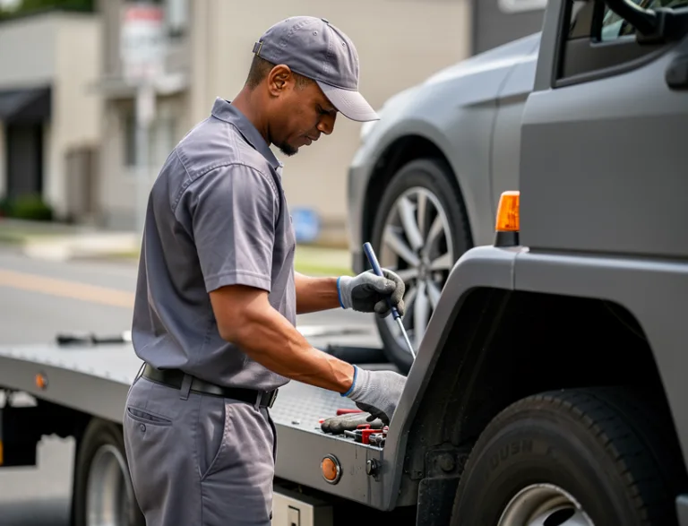 car towing Desmarchais-Crawford